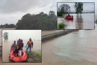 Heavy Rain in Kolhapur Increase in water level of Panchganga, migration of more than 5 thousand citizens