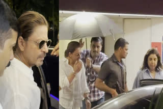 Shah Rukh Khan, along with his wife Gauri and daughter Suhana, visit filmmaker Farah Khan's home to pay respects to her late mother, Menka Irani, who passed away on July 26. Farah’s mother had been ill for some time.