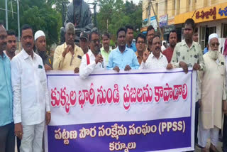 civil_welfare_society_protest_at_kurnool