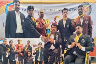 ASIAN PARA SITTING THROWBALL  GOLD MEDAL FOR INDIA  Belagavi