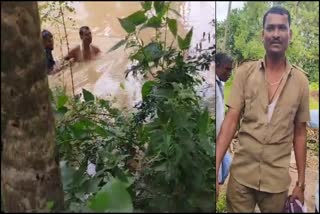 Bus driver jumped into the river to save the old woman in Haveri