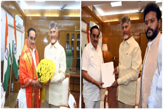 CM Chandrababu Met Central Minister CR Patil