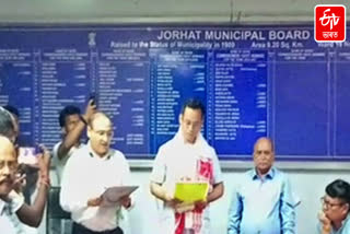 MP Gaurav Gogoi  in Titabar