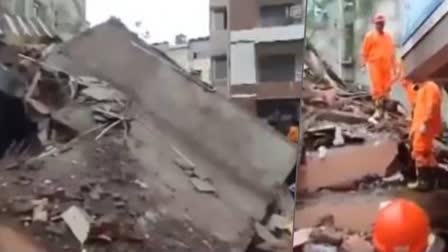 MUMBAI BUILDING COLLAPSE  മുംബൈയില്‍ കെട്ടിടം തകര്‍ന്നു  ONE MISSING IN BUILDING COLLAPSE  LATEST MALAYALAM NEWS