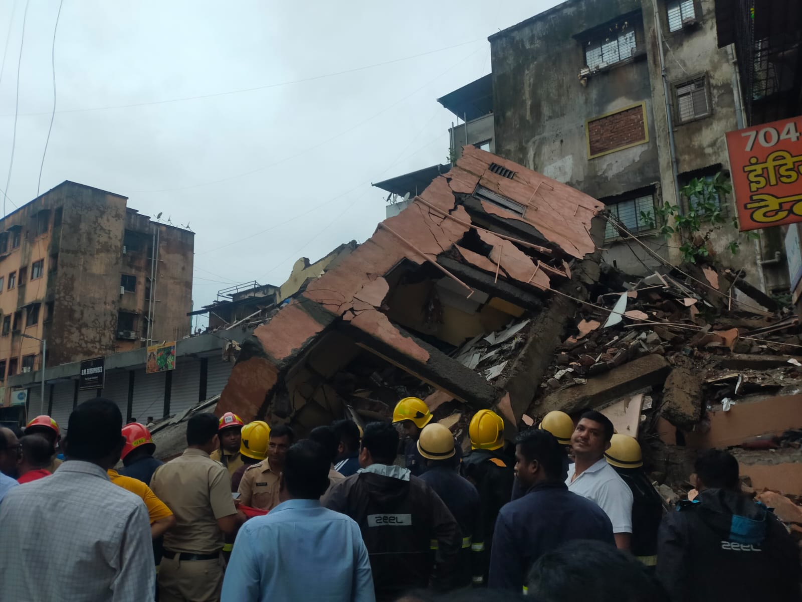 Building Collapse In New Mumbai