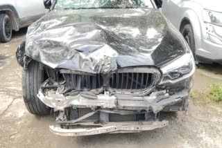 BMW CAR HIT SCOOTY  5 YEAR GIRL DEAD ON SPOT  Noida Accident  ಬಿಎಂಡಬ್ಲ್ಯೂ ಕಾರು ಡಿಕ್ಕಿ