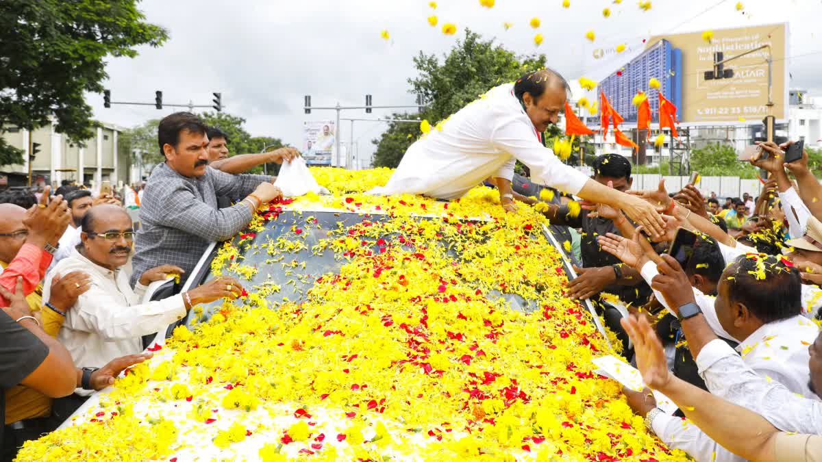 बारामति में अजित पवार की रैली