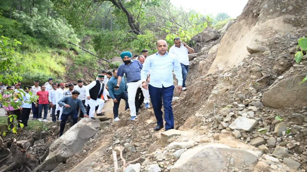 Jairam Thakur Visited Solan Baddi