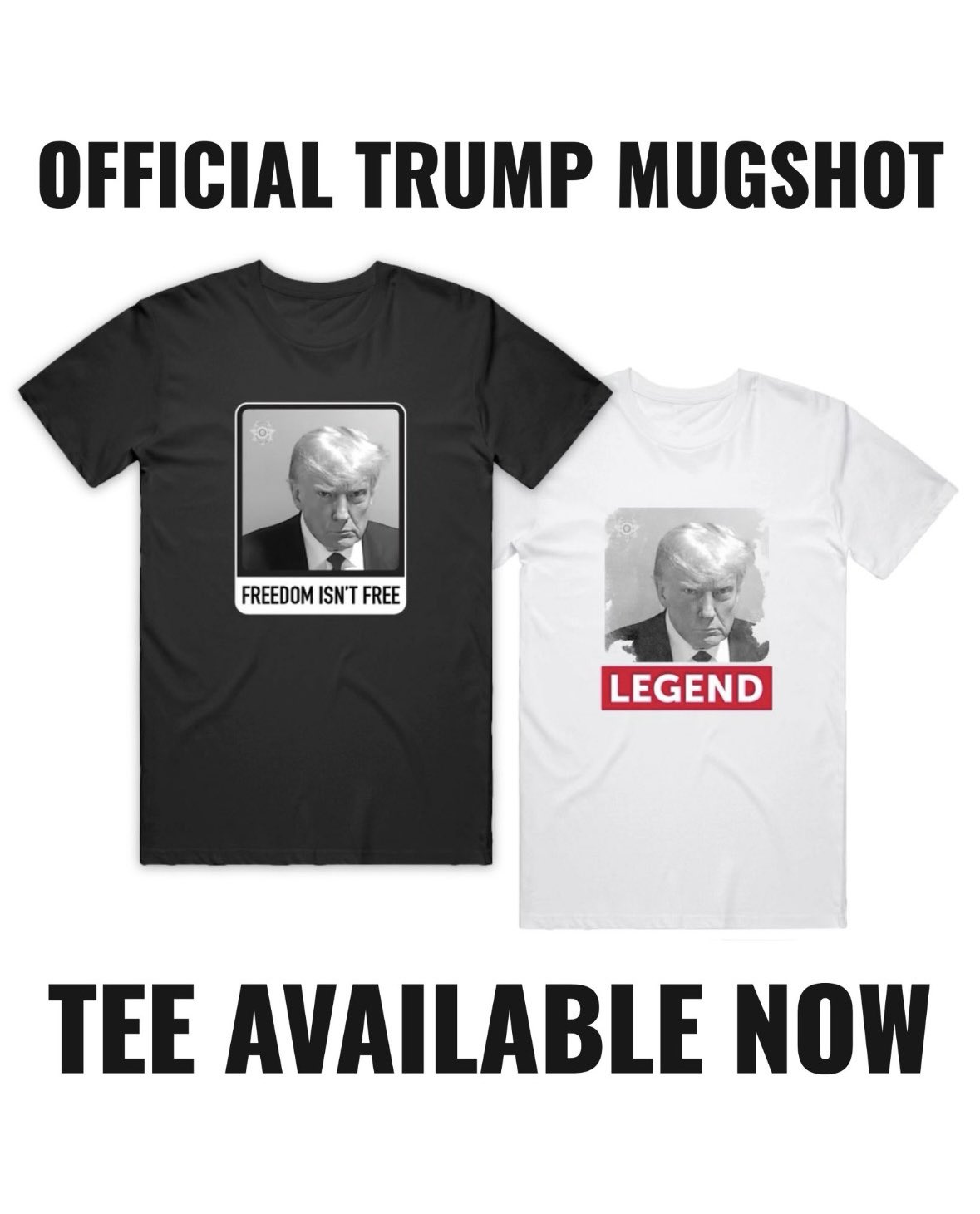 Donald Trump Mugshot t shirts