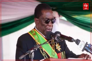 Zimbabwe President Emmerson Mnangagwa