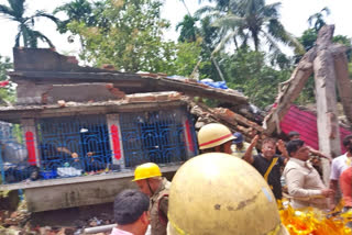 At least six people were killed in a firecracker factory blast in West Bengal's North 24 Parganas district on Sunday, police said