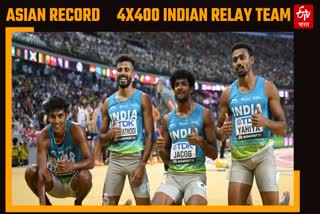 indian mens 4x400 relay team