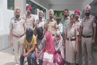 Bathinda police arrested four accused with heroin