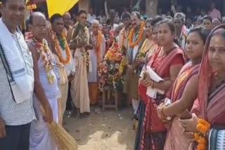 rath yata celebrates in sawan month in bargah