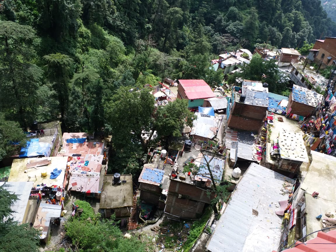 Krishna Nagar in sinking zone in Shimla