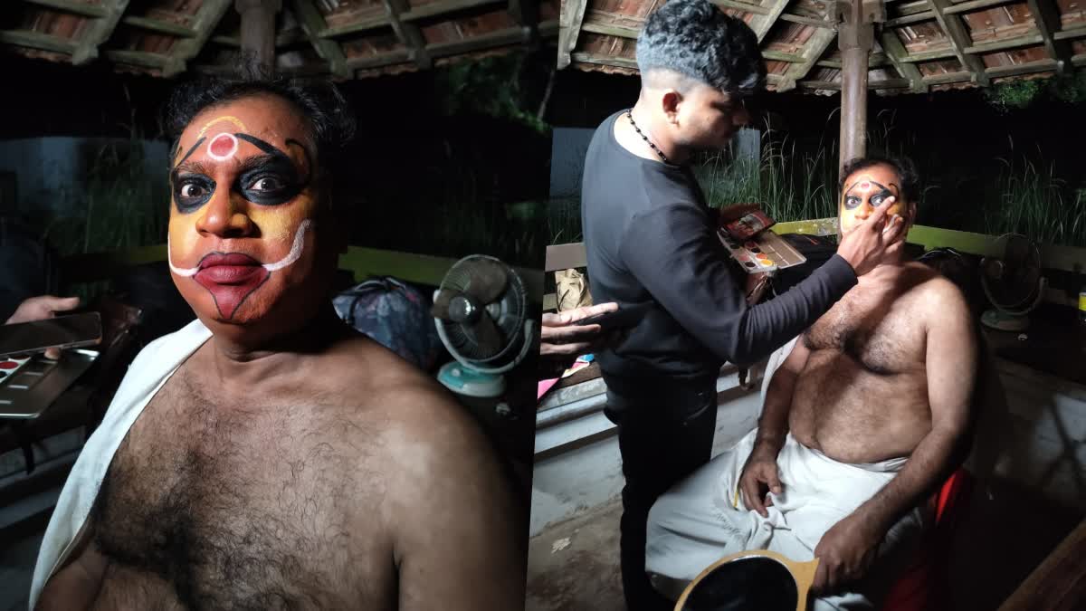 MAKEUP ARTIST  MAKEUP MAN CREATING SCARS IN FILM  MAKEUP ARTIST SCARS CREATION  മേക്കപ്പ് മാന്‍ ഹർഷത്