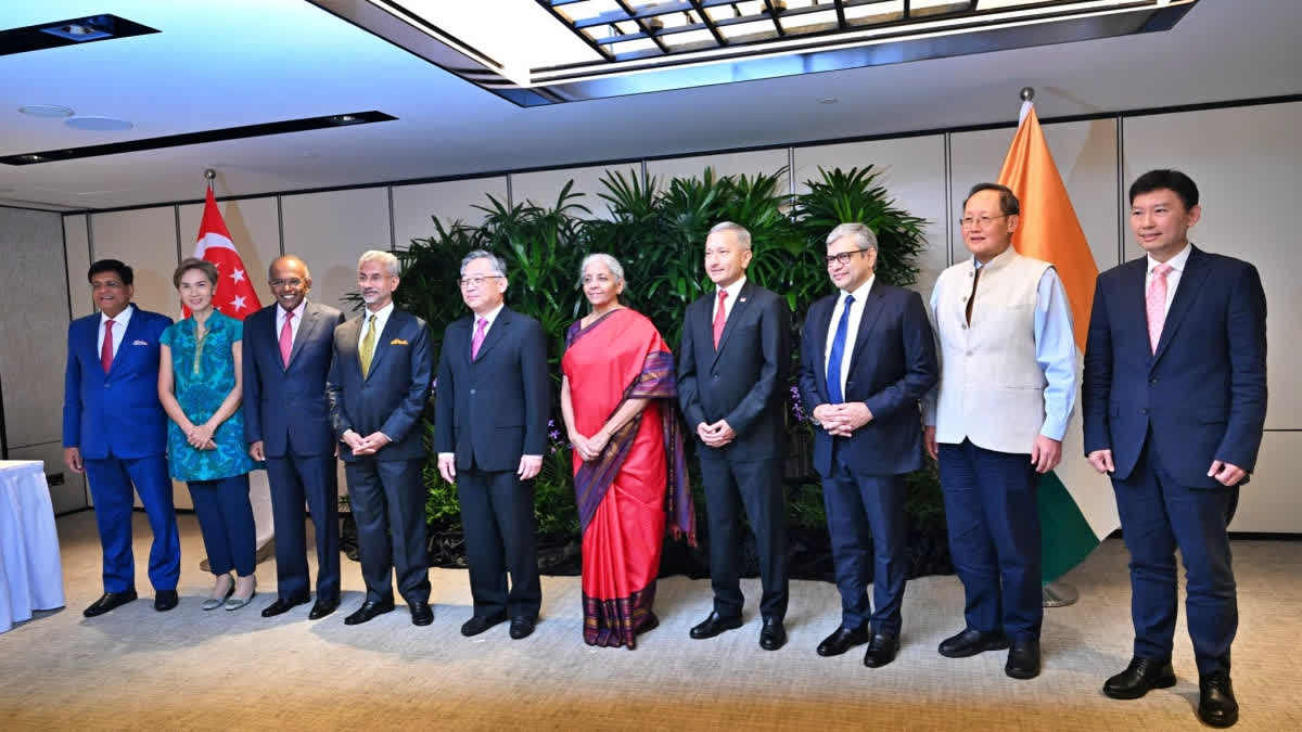 Glimpses from India-Singapore Ministerial Roundtable