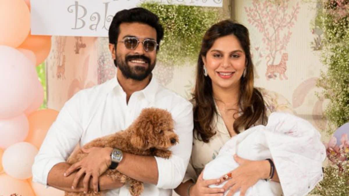 Ram Charan and Upasana Kamineni celebrates first Krishna Janmashtami of their daughter Klin Kaara, see