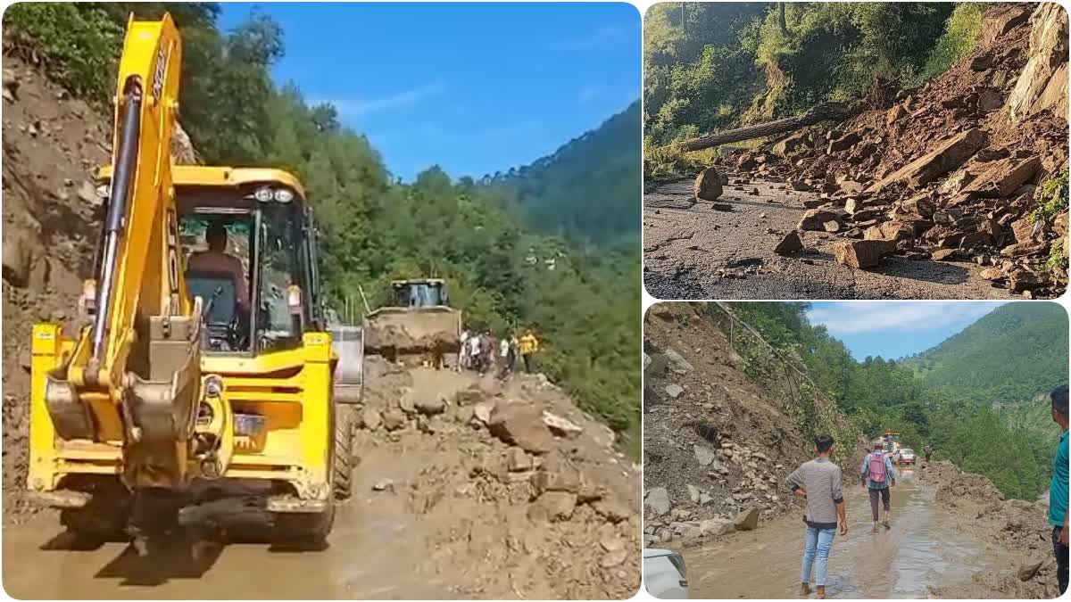 Karnaprayag Gwaldam highway blocked