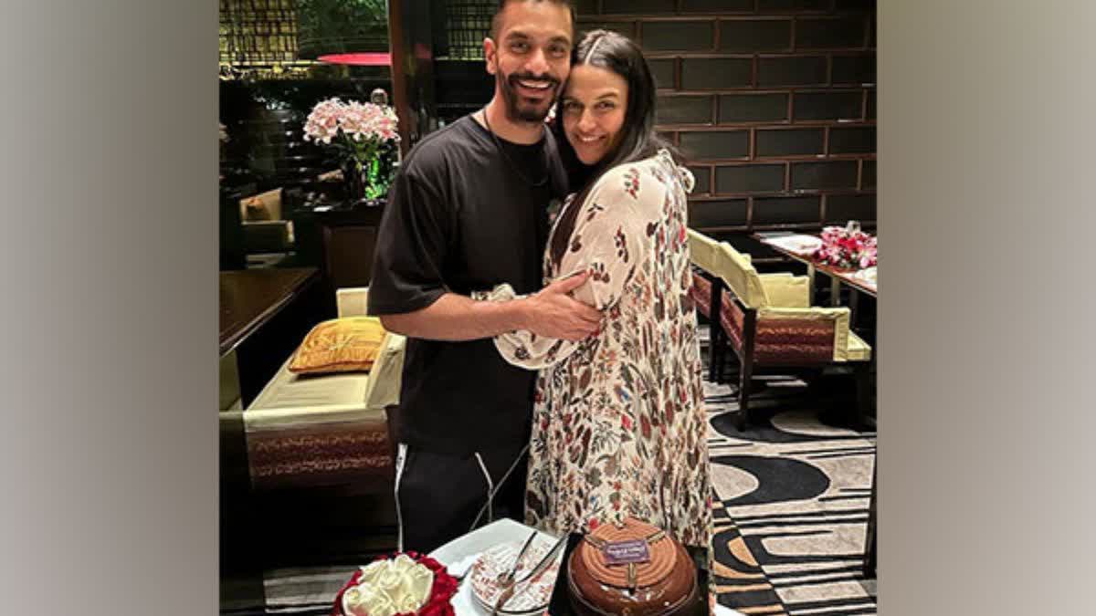 Happy Birthday Neha Dhupia gets sweetest gift from husband Angad Bedi WATCH