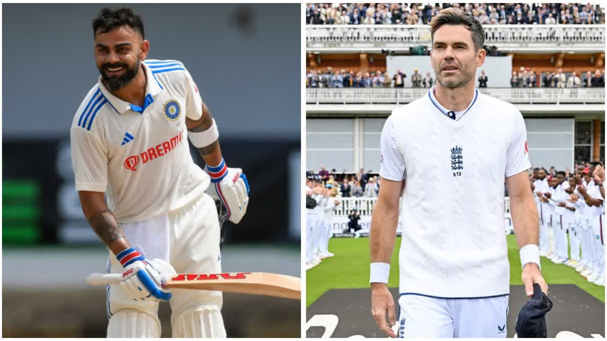 Virat Kohli and James Anderson