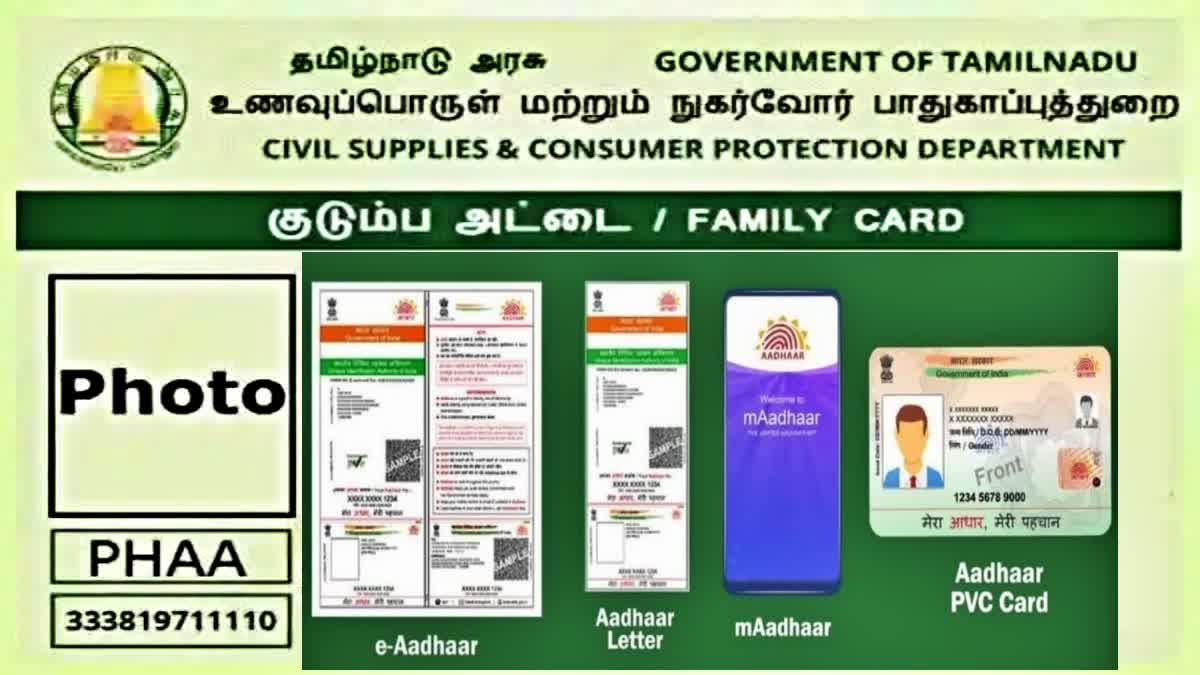 Aadhaar Ration Card Link File Image