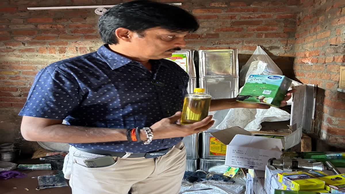 FAKE GHEE MANUFACTURING FACTORY,  1000 LITERS OF GHEE SEIZED