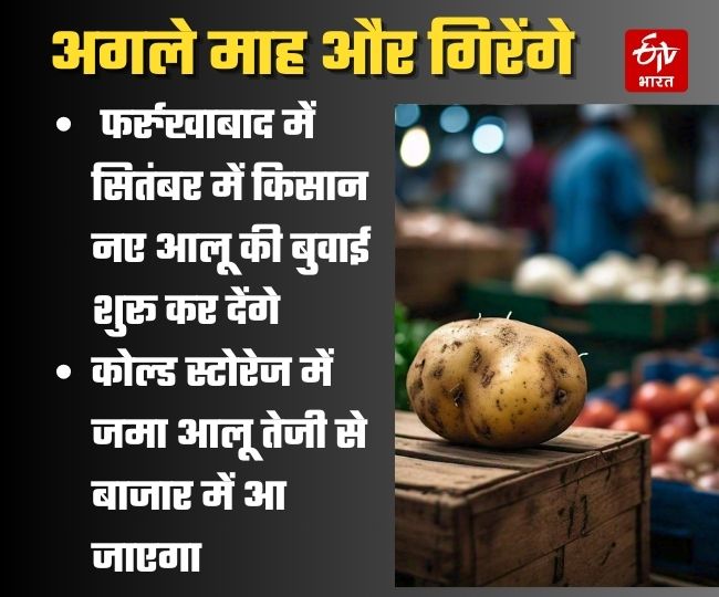 vegetables prices potato prices started falling rates down september wholesale market mandi bhav uttar pradesh bihar rajasthan haryana india news