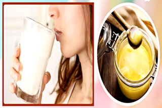 GHEE MIXED MILK BENEFITS AND DRINKING MILK WITH GHEE BEFORE BED