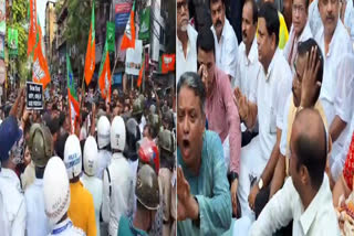 Sukanta Majumdar Dharna at Lalbazar