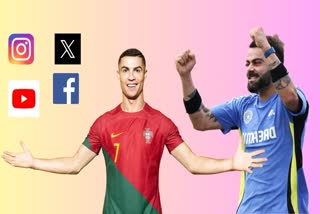 Virat Kohli and Cristiano Ronaldo