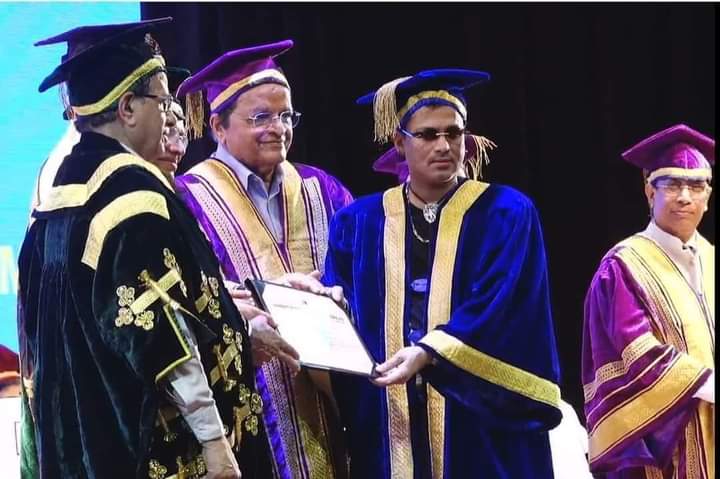 USTM award honorary D Litt degrees to Zubeen Garg and Lou Majaw