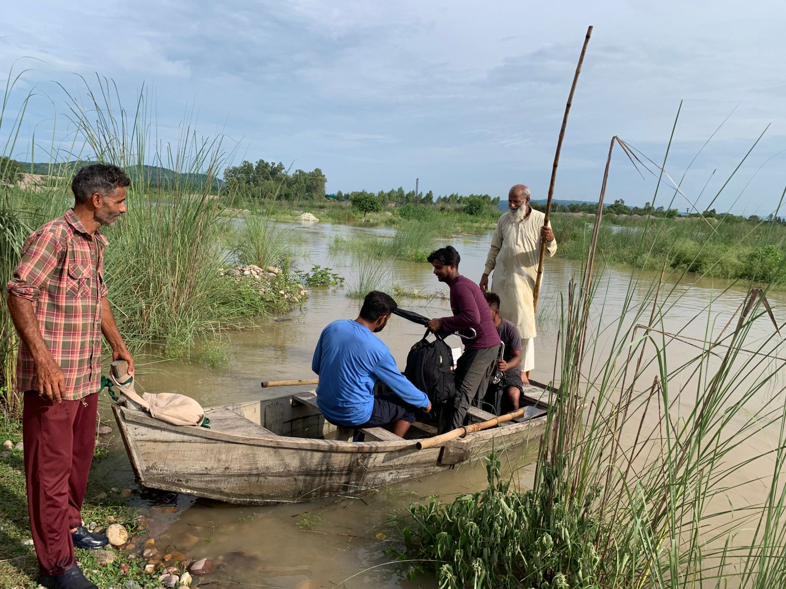 Pong dam water released disaster in Mand