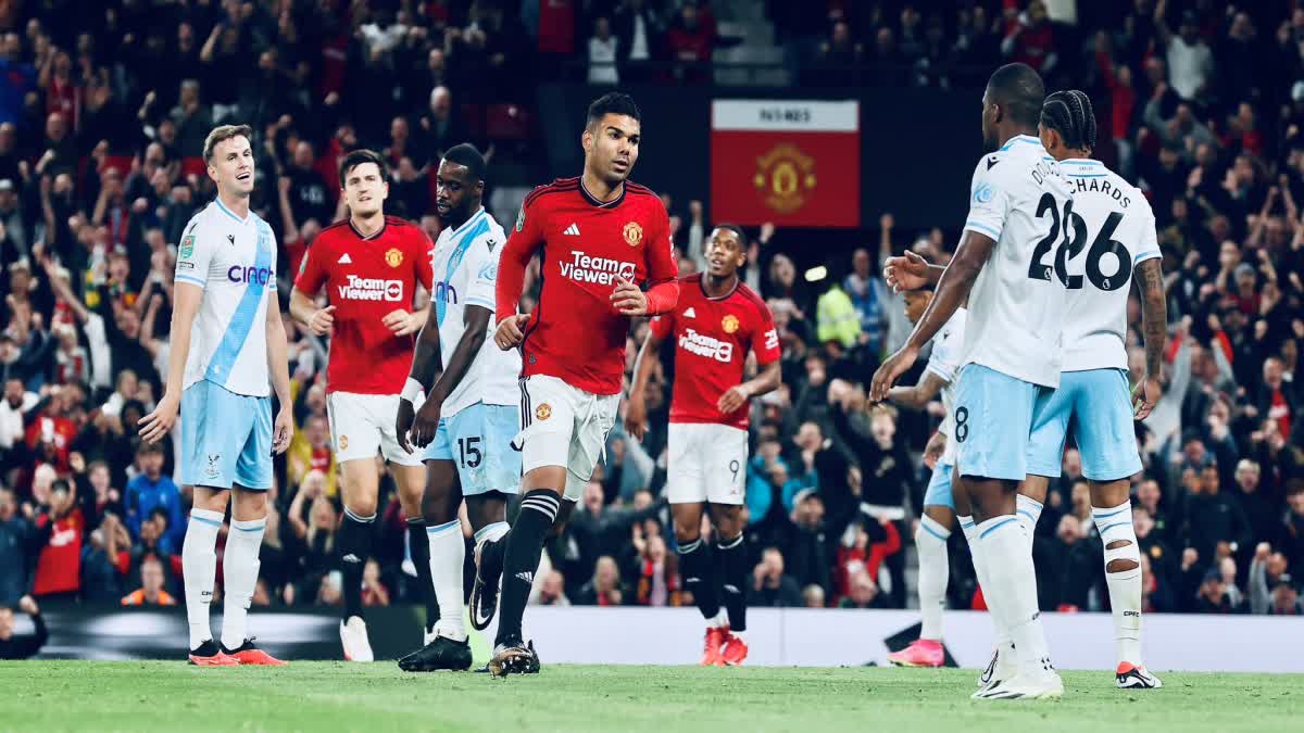 Manchester United begin their Carabao Cup defence in style  Manchester United Vs Crystal Palace  Carabao Cup results  മാഞ്ചസ്റ്റർ യുണൈറ്റഡ്  മാഞ്ചസ്റ്റർ യുണൈറ്റഡ് vs ക്രിസ്റ്റൽ പാലസ്  കസെമിറോ  Casemiro goals  ഇംഗ്ലീഷ് ലീഗ് കപ്പ്  EFL Match results  Carabao cup results