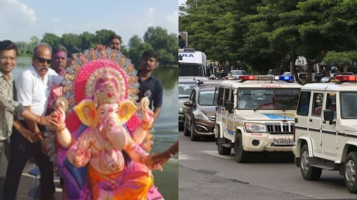 સુરત પોલીસ દ્વારા ગણેશ વિસર્જન લઈને તમામ તૈયારીઓ પૂર્ણ કરી દેવામાં આવી.