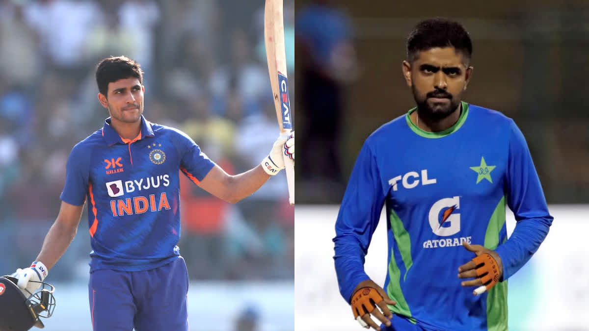 Babar Azam vs Shubman Gil  Babar Azam  Shubman Gil  ICC ODI Rankings  Shubman Gil ICC ODI Rankings  Babar Azam ICC ODI Rankings  India vs Australia  ശുഭ്‌മാന്‍ ഗില്‍  ബാബര്‍ അസം  ഐസിസി റാങ്കിങ്