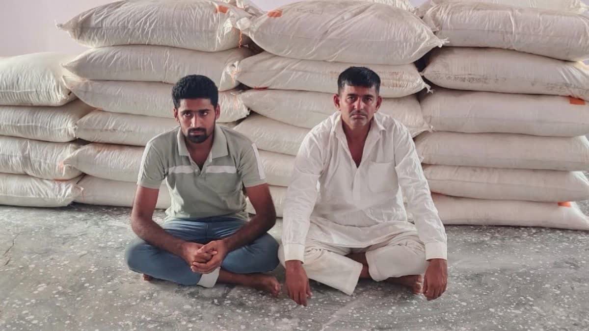 2000 kg ammonium nitrate Seized in Barmer