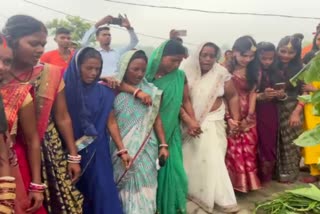 Minister Baby Devi danced with women