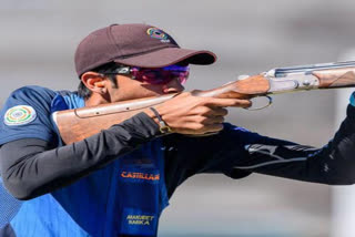 India win team bronze in the men's skeet event at the Asian Games.