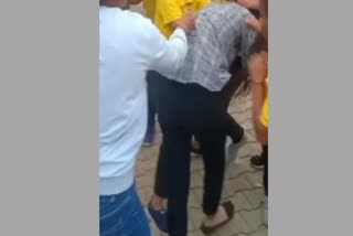 Raipur Airport Fight video viral