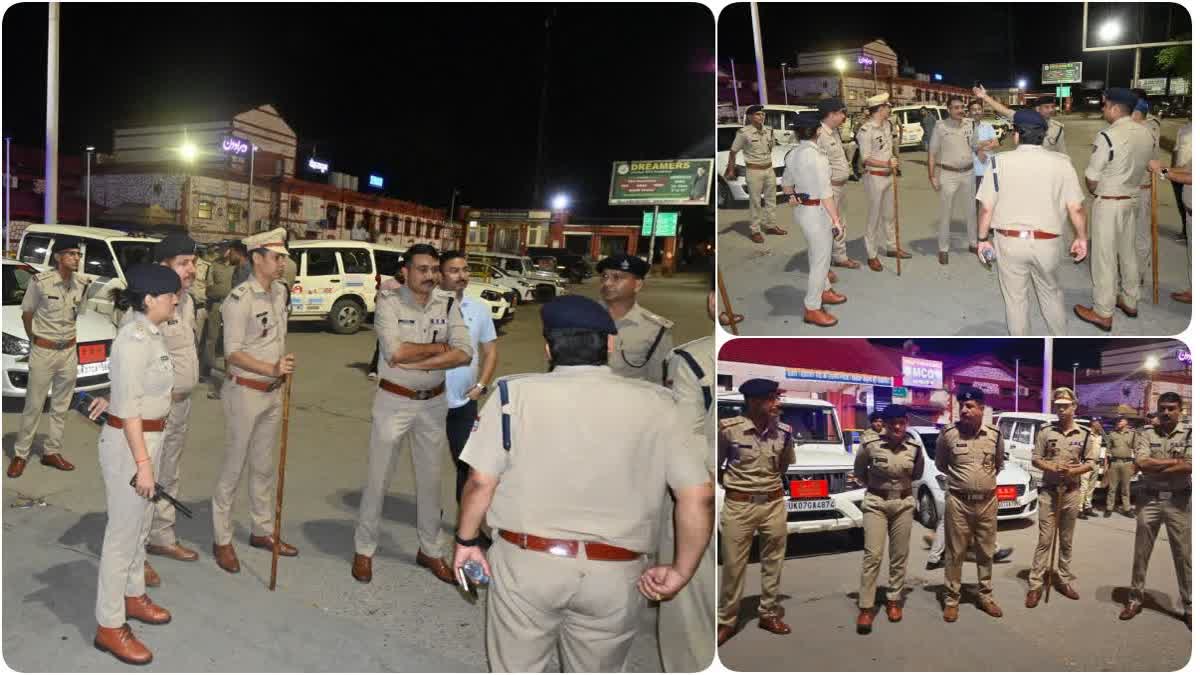 Police patrolling Dehradun