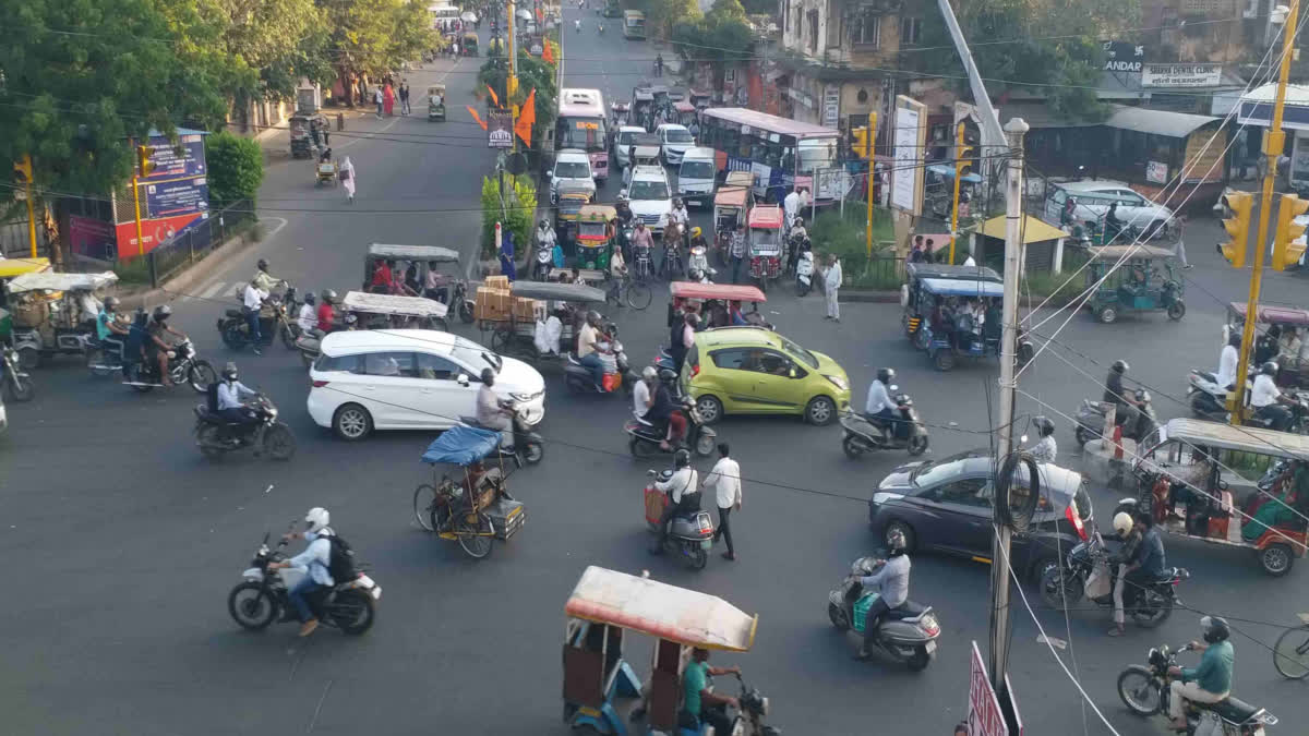 Control on Traffic Through Drone