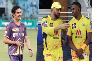 Gambhir, Dhoni and Bravo