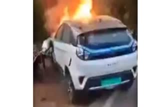 Hyderabad Nexon EV Fire Case