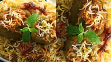 CAPSICUM DUM BIRYANI IN Kannada  CAPSICUM STUFFED DUM BIRYANI  HOW TO MAKE CAPSICUM DUM BIRYANI  HYDERABADI STYLE CAPSICUM BIRYANI