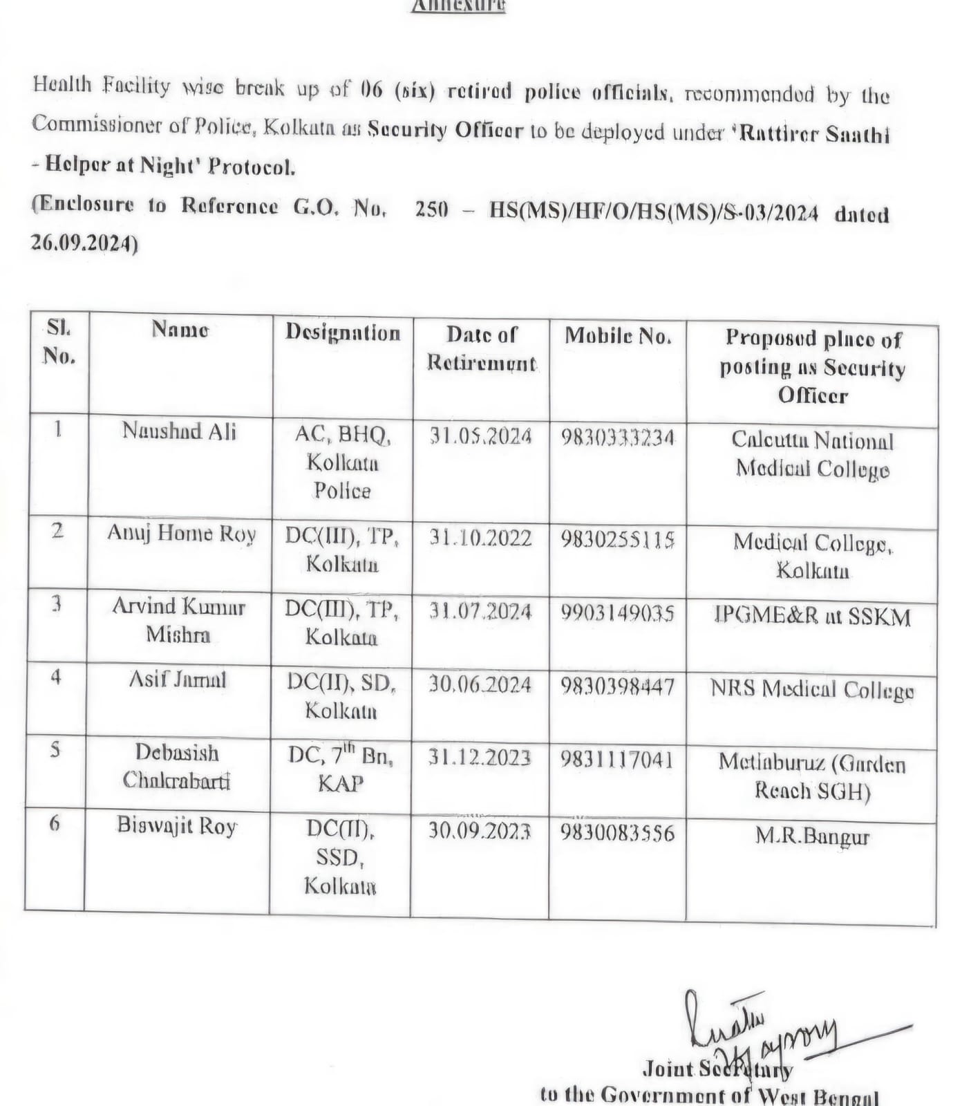 Rattirer Saathi Scheme of State Govt