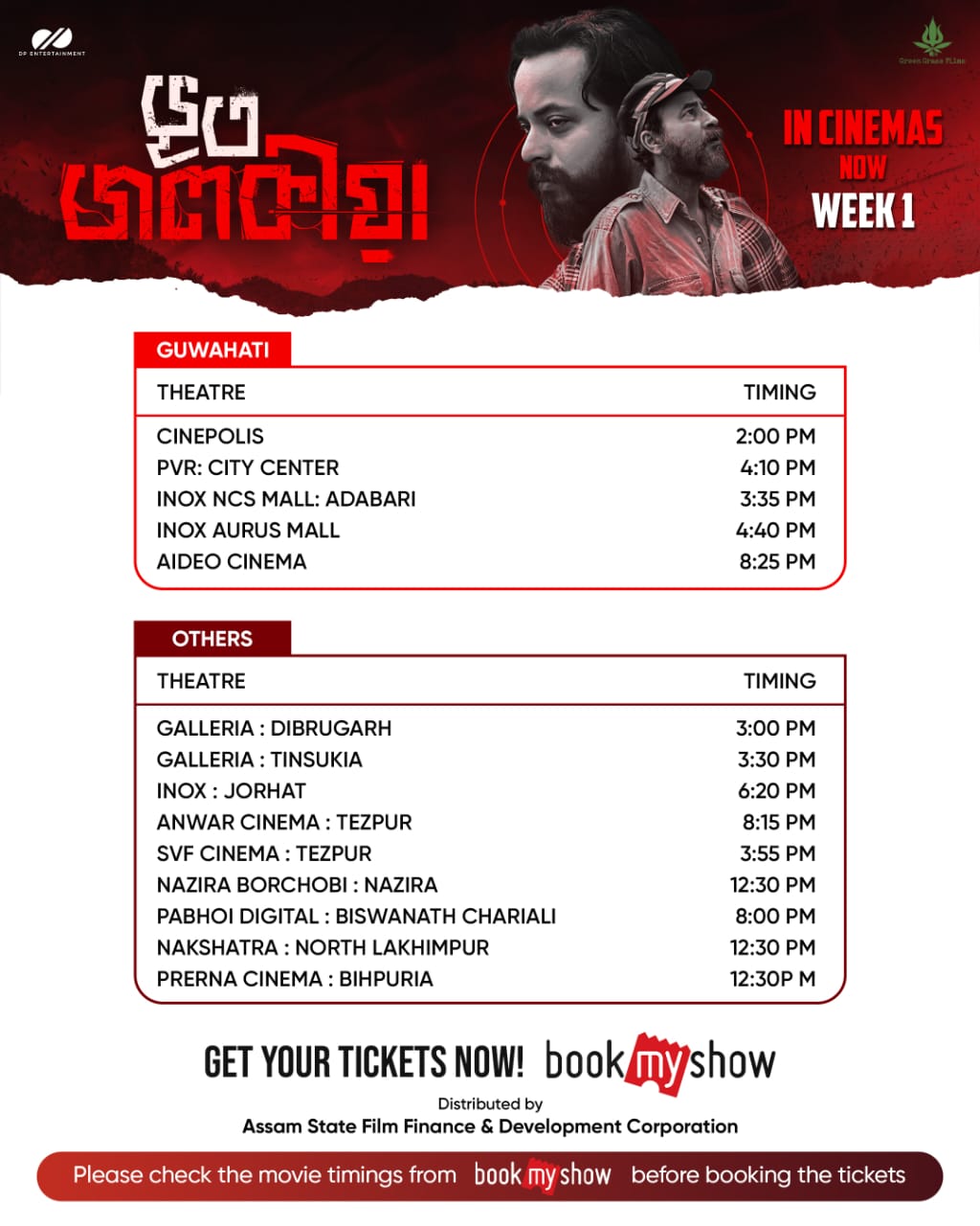 Assamese movie Bhoot jolokiya releases today approximately in 14 theatres