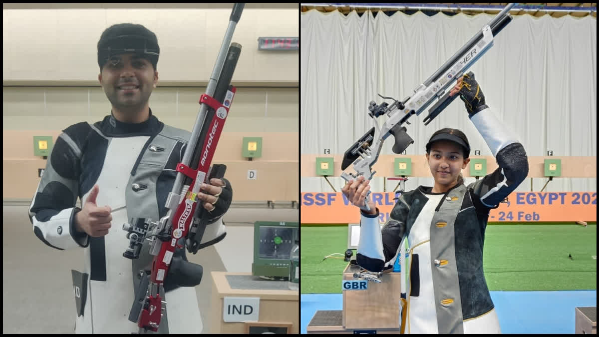 Rifle shooters Arjun, Tilottama bag Olympic quota places with silver medals in Asian Championships