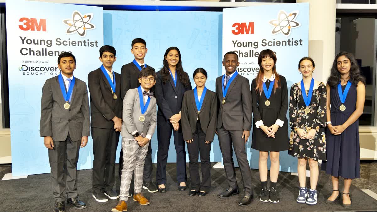 indo american Shripriya Kalbhavi won 3M Young Scientist Challenge Science competition usa