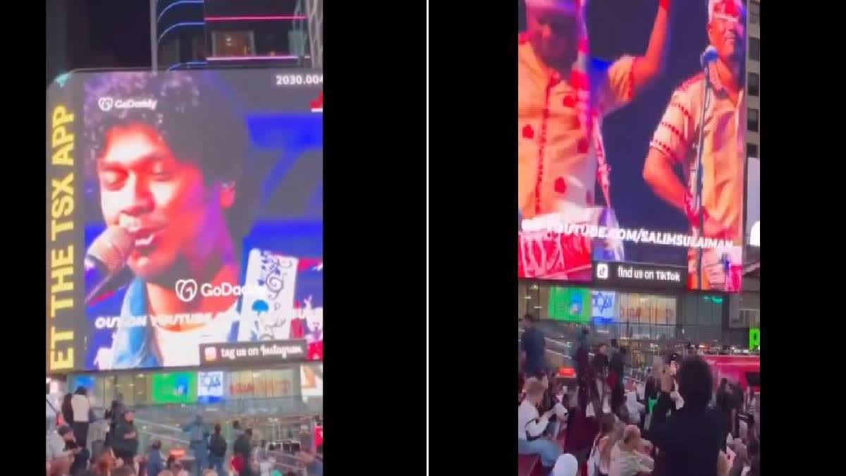 Singer Papon's Bihu song played at Times Square during his visit